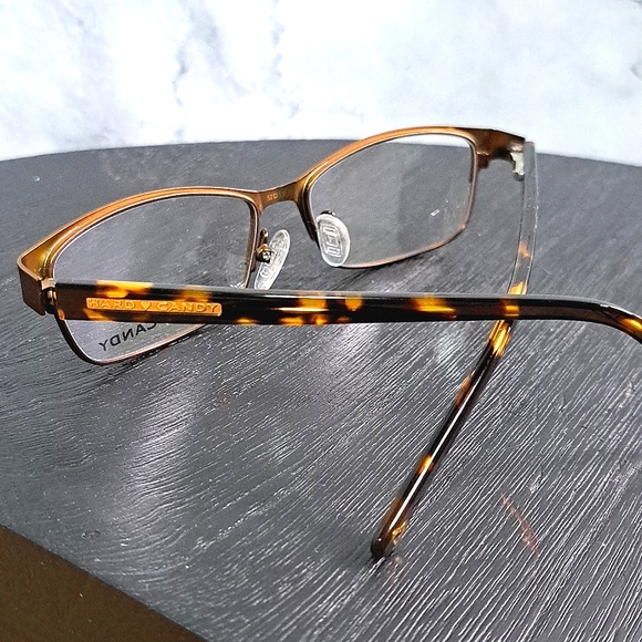 NEW Hard Candy Eyeglass Frame Full Rim, unisex Tortoise/brown 52-15-135 Rx'able - Picture 5 of 6